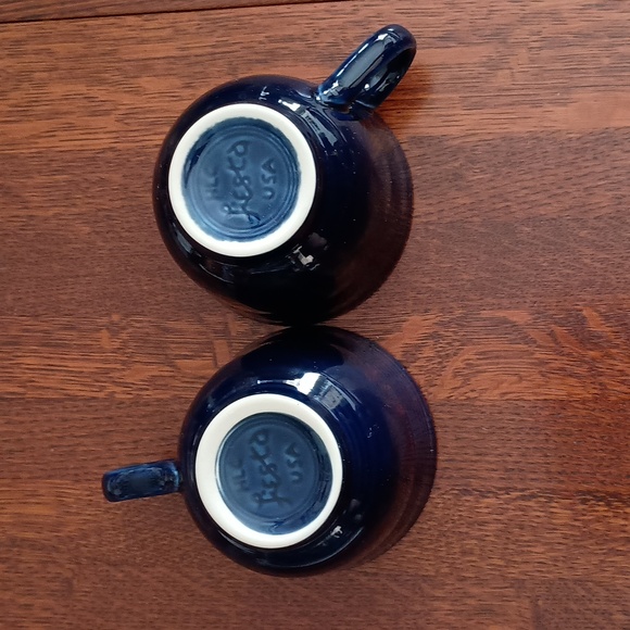 Fiesta Cobalt Blue Tea Cups b630 - Picture 3 of 3
